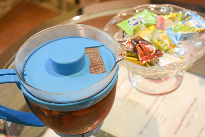 台湾式整体エステサロン 彩園のお茶提供写真